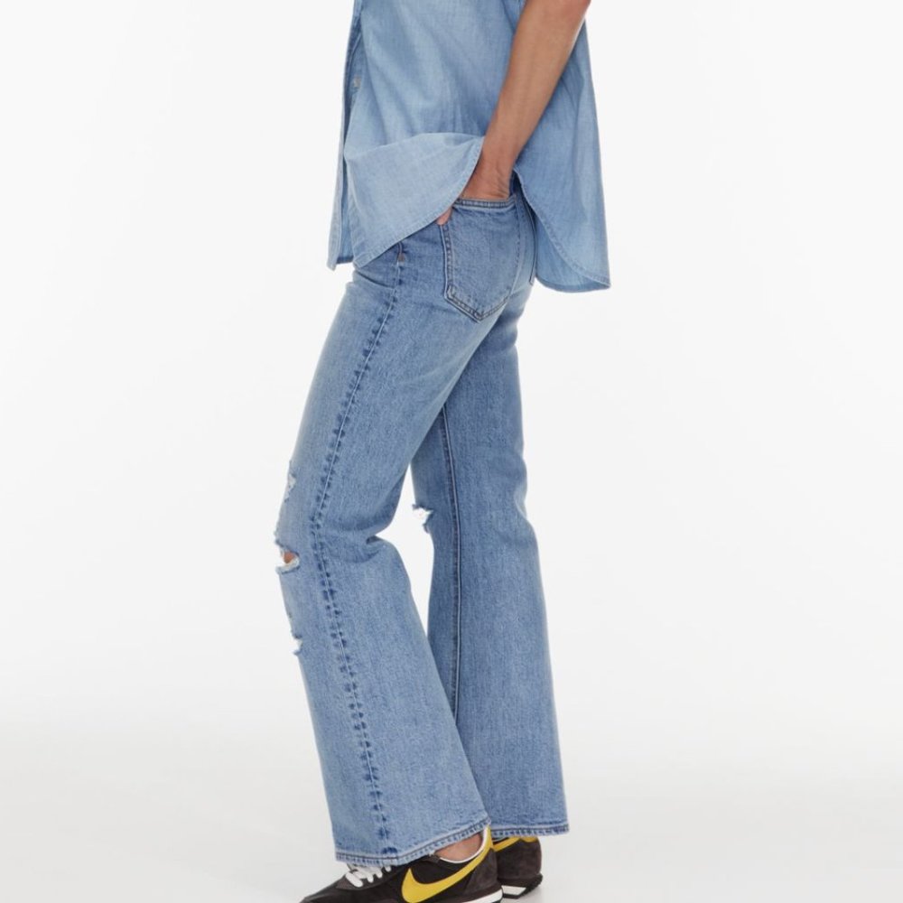 Aritzia Denim Forum NWT The Twiggy High Rise Flare Jeans